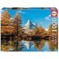 Educa 1000pc Matterhorn Mountain In Autumn Jigsaw Puzzle