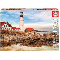 Educa 1500pc Rocky Lighthouse Jigsaw Puzzle