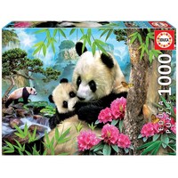 Educa 1000pc Morning Panda Jigsaw Puzzle