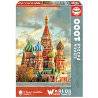 Educa 1000pc St Basils Cathedral Moscow Jigsaw Puzzle