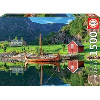 Educa 1500pc Viking Ship Jigsaw Puzzle