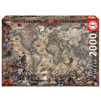 Educa 2000pc Pirates Map Jigsaw Puzzle