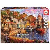 Educa 5000pc The Harbour Evening Jigsaw Puzzle