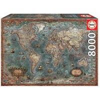 Educa 8000pc Historic World Map Jigsaw Puzzle