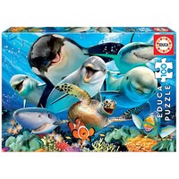 Educa 100pc Underwater Selfies Jigsaw Puzzle