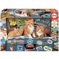 Educa 200pc Travelling Kittens Jigsaw Puzzle