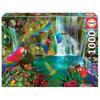 Educa 1000pc Tropical Parrots Jigsaw Puzzle