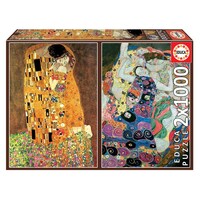 Educa 2x1000pc Gustav Klimt Jigsaw Puzzle