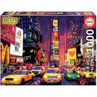 Educa 1000pc Neon Times Square New York Jigsaw Puzzle