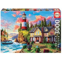 Educa 3000pc Lighthouse Near Ocean Jigsaw Puzzle