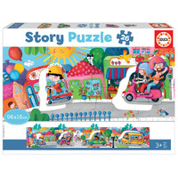 Educa Story Puzzle: City Vehicles 26pcs Jigsaw Puzzle