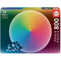 Educa 800pc Rainbow Round Puzzle Jigsaw Puzzle