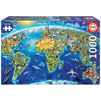 Educa 1000pc Miniature World Symbols Jigsaw Puzzle