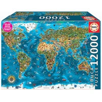 Educa 12000pc Wonders Of The World Jigsaw Puzzle