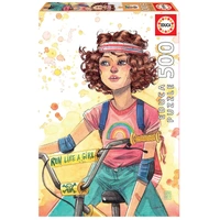 Educa 500pc Run Like A Girl Jigsaw Puzzle