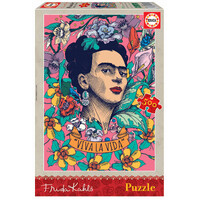 Educa 500pc Viva La Vida, Frida Kahlo Jigsaw Puzzle