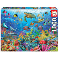 Educa 1000pc Tropical Fantasy Turtles Jigsaw Puzzle