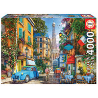 Educa 4000pc Old Streets Of Paris Jigsaw Puzzle