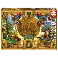Educa 2000pc Aztec Mayan Montage Jigsaw Puzzle