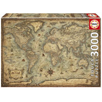Educa 3000pc World Map Jigsaw Puzzle