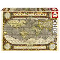 Educa Map Of The World 2000pcs Jigsaw Puzzle