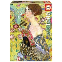 Educa Gustav Klimt Lady With A Fan 1000pcs Jigsaw Puzzle