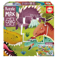 Educa Puzzle Max: Dinosaurs 28pcs Jigsaw Puzzle