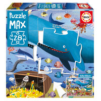 Educa Puzzle Max: Under The Sea Animals 28pcs Jigsaw Puzzle
