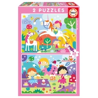 Educa Fantasy Friends 2x48pcs Jigsaw Puzzle