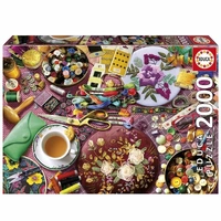 Educa 2000pc The Sewing Table Jigsaw Puzzle