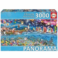 Educa 3000pc Panoramic Life Jigsaw Puzzle