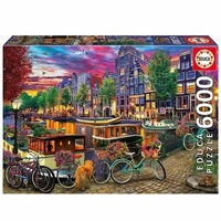 Educa 6000pc Bicycles In Amsterdam Jigsaw Puzzle
