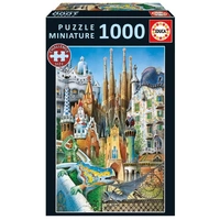 Educa 1000pc Miniature Gaudi Collage Jigsaw Puzzle