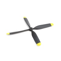 E-Flite 10.5x8 4-Blade Propeller, P-51D 1.2m, EFLP105084BL