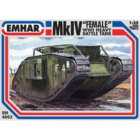 Emhar 1/35 Mk IV 'Female' WWI Heavy Battle Tank