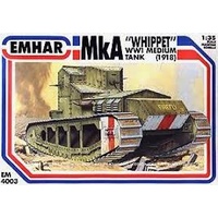 Emhar 1/35 Whippet Medium Tank WW1 Plastic Model Kit