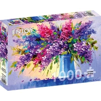 Enjoy Bouquet of Lilacs in a Vase 1000pc Jigsaw Puzzle