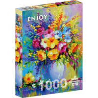 Enjoy Puzzles Bouquet of Summer Flowers 1000pcs Jigsaw Puzzle