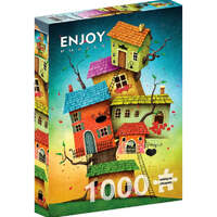 Enjoy Puzzles Fairy Tale Houses 1000pcs Jigsaw Puzzle