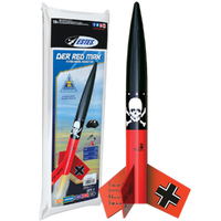 Estes Der Red Max Intermediate Model Rocket Kit (18mm Standard Engine) [651]