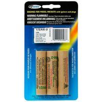 Estes 18mm Standard Engine 1/2A6-2 (3 ea) (UN0432 1.4s DG) [1593]