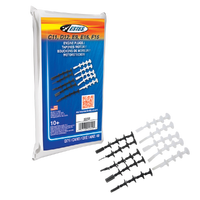 Estes C11, D12, E9, E16 and F15 Engine Plugs (5 White, 5 Black) Model Rocket Accessory