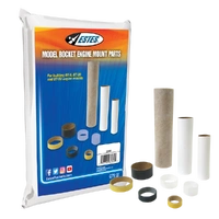 Estes BT5, BT20, BT50 Engine Mount Parts (27 pc) Model Rocket Accessory [3181]