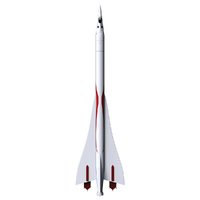 Estes Low Boom SST Expert Model Rocket (18mm Standard Engine) [7289]