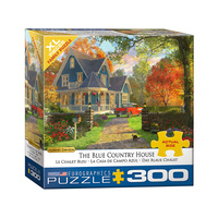Eurographics 300pc XL Blue County House Jigsaw Puzzle