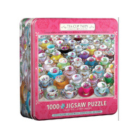 Eurographics 1000pc Teacup Party *Tin* Jigsaw Puzzle