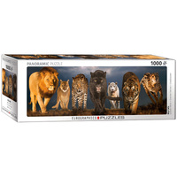 Eurographics 1000pc Big Cats Panorama Jigsaw Puzzle
