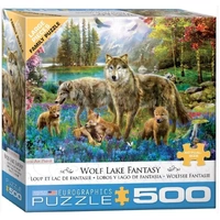 Eurographics 500pc XL Wolf Lake Fantasy