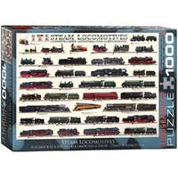 Eurographics 1000pce Steam Locomotives EUR60090