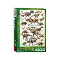 Eurographics 1000pce Dinosaurs Cretaceous Period Puzzle